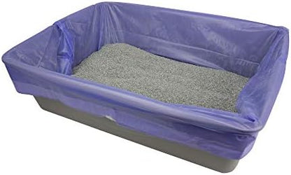 Fresh Step Drawstring Cat Litter Box Liners, Scented, Jumbo Size, 36" x 19" - 7 Count | Kitty Litter Bags, Cat Litter Liners for All Cats To Keep Your Home Clean & Petmate Litter Scoop - Image 4