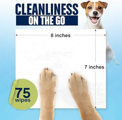 Dog Grooming Wipes - for Dogs and Puppies - Odor Neutralization - Image 5