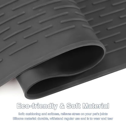 Dog Grooming Table Mat, Non-Slip Silicone Pad, 28 x 19.7 in Black - Image 6