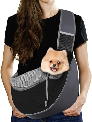 Pawaboo Pet Sling Carrier for Small Dogs Cats by Pawaboo
