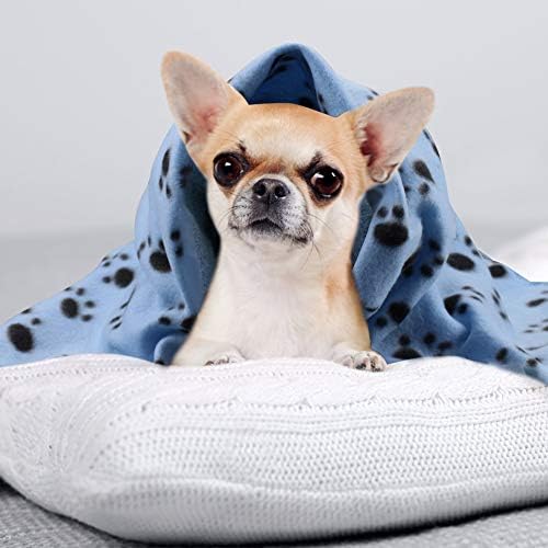 Comsmart Dog Blankets, 6 Pack Fleece Pet Blankets, 24x28 Inches, Blue - Image 5