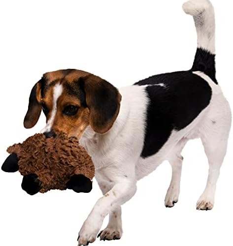 goDog PlayClean Sloth Squeaky Plush Dog Toy with Odor-Eliminating Essential Oils, Chew Guard Technology - Brown, Small - Image 2