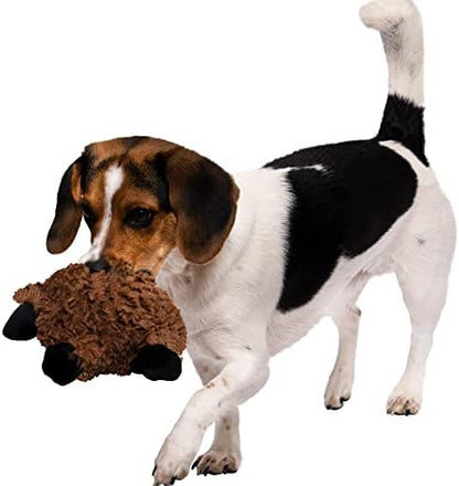goDog PlayClean Sloth Squeaky Plush Dog Toy with Odor-Eliminating Essential Oils, Chew Guard Technology - Brown, Small - Image 2