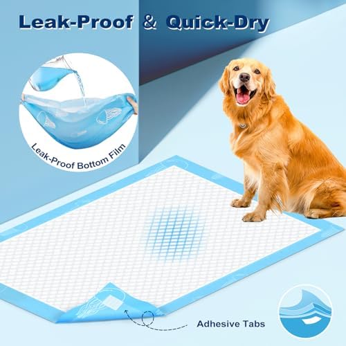 MIZOK XXL Pee Pads for Dogs Super Absorbent Extra Heavy Duty 36x36in 30Ct - Image 4