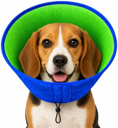 Soft Dog Cone Recovery Collars & Cones After Surgery for Large Dogs by LHNTGR