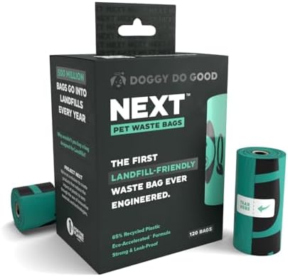 Doggy Do Good - Next Pet Waste Bags for Dogs, Unscented, 120 Count by DoggyDoGood