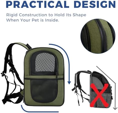 Apollo Walker Cat Carrier Backpack for Small Dogs and Cats Up to 18 lb - Image 5