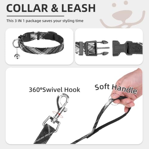 PUPTECK Dog Harness, Collar and Leash Set No Pull for Small Medium Sized - Image 4
