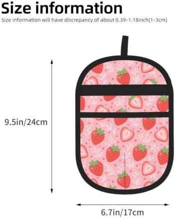 Pink Strawberry Pet Hair Removal Glove Brush Hair Remover Tool for Carpet - Image 2