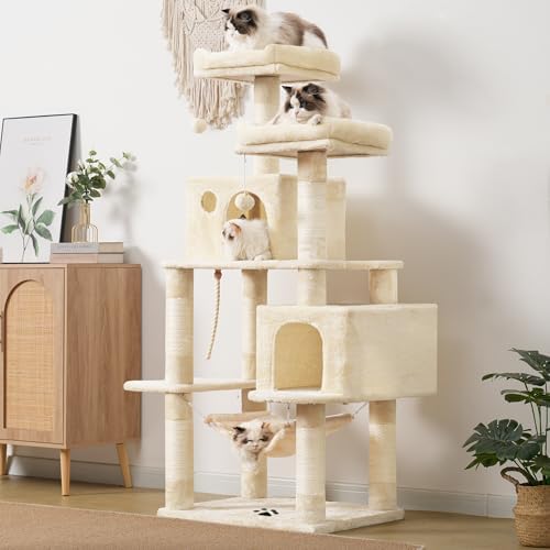 Hey-brother Cat Tree Tower with Sisal Scratching Posts, Big Condo, MPJ020M - Image 2