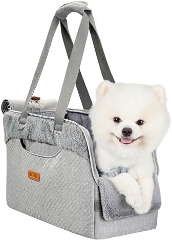 Dog Purse Carrier for Small Dogs Cats Rabbits Up to 12lbs, Lightweight Pet Sling Carriers with Large Pockets, Portable Puppy Soft Sided Tote Bag Carrier for Vet,Hiking,Travel by Becivi