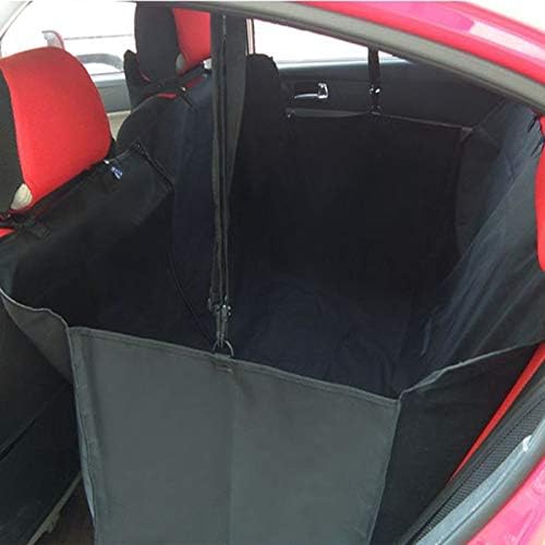 Dog Car Seat Cover - Heavy Duty Dog Hammock with Side Flaps - Waterproof/Scratch Proof/Nonslip Padded Pet Seat Cover - Universal fits All Cars
