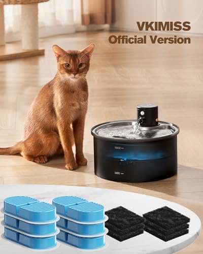 VKIMISS Cat Water Fountain Filters: Pet Water Dispenser Filter Replacement - Image 6