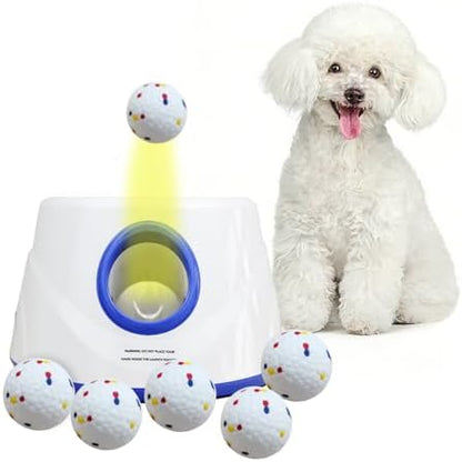 Automatic Dog Ball Launcher, Dog Ball Throw Launcher, for Small/Medium Dogs by RFPP