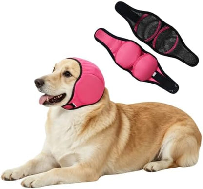 Waterproof Ear Covers for Bath & No Flap Ear Wraps for Dogs by AmztomPets