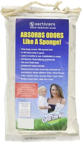 Odor Removing Bag Stinky Smells Pet odor etc (1 Pack) by EarthCare