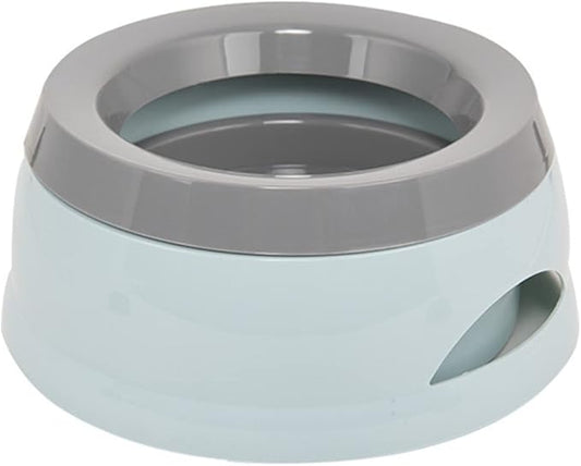 Dog Water Bowl,No-Spill Pet Water Bowl,Non Slip Bottom,750mL/25oz Slow Water Feeders,for Dogs,Cats