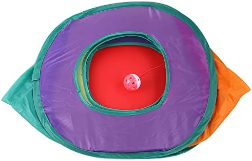 Rainbow Cat Perch with Interactive Ball Cats Play Small Animal Toy (Perch) - Image 3
