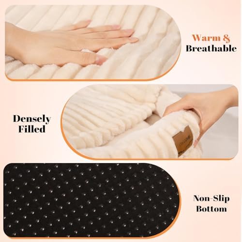 CHEERPALS Cat Cave Bed for Indoor Cats Covered Hooded Pet Bed with Cushion - Image 4
