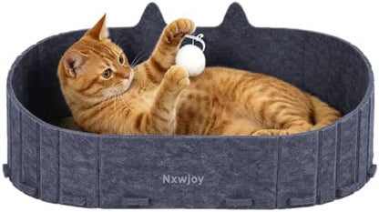 Cat Scratcher Bed for Indoor Cats Cardboard Cat Scratch Couch by NxwjoyPet