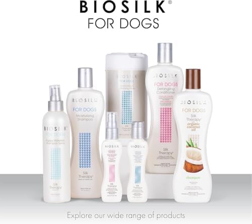 BioSilk for Dogs Silk Therapy Detangling Dog Shampoo, 12 Fl Oz, 2-Pack - Image 7