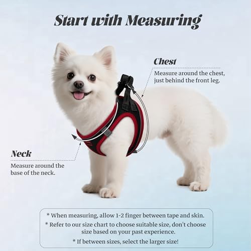 No Pull Dog Puppy Harness and Leash Set Reflective Mesh Vest X-Small - Image 2