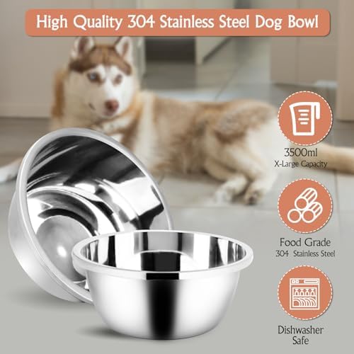 Spacnom Elevated Dog Bowls, Raised Dog Bowls Stand for Large Dogs - Image 6