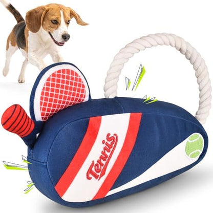 Interactive Plush Squeaky Dog Toy for Puppy Small & Medium Dogs by Unknown