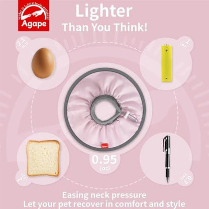 Agape Summer Soft Cat Cone, Lightweight Collar to Stop Licking & Scratching - Image 4
