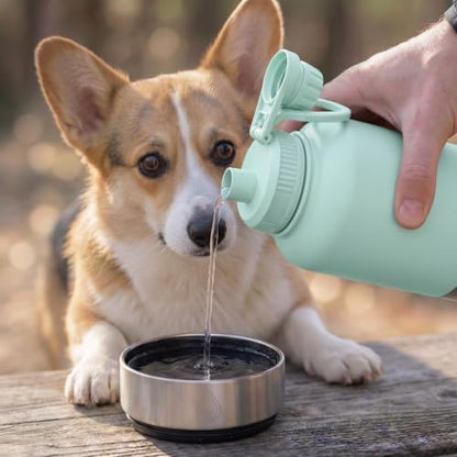 Portable Dog Water Bottle 32oz Insulated Travel Bottle for Small Dogs - Image 3
