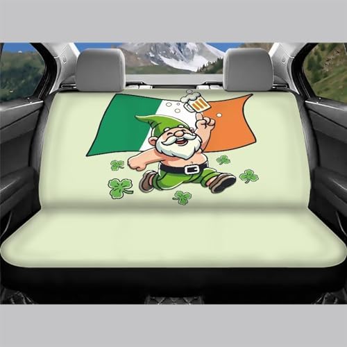 AFPANQZ Saint Patrick Day Car Back Seat Covers Protector Rear Car Seat Cushion Dust and Scratch Proof Washable Auto Bench Protective Universal Fits Car, Truck, SUV, Van - Image 3