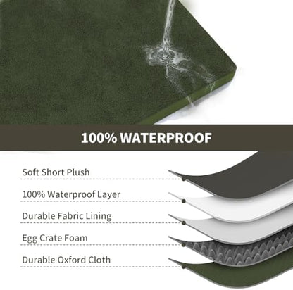 Waterproof Orthopedic Outdoor Dog Bed XL for Extra Large Dogs - Image 4