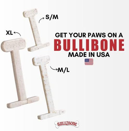 Bullibone Nylon Dog Chew Toy for Aggressive Chewers - Dental Hygiene Bone with Bacon Flavor, Durable Tough Chew Toys for Small Dogs, Indestructible Dog Bone - Single - Image 5