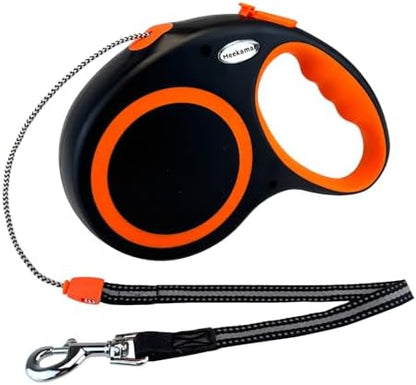 Retractable Dog Leash Automatic Telescopic Tractor Dog Tape, 30 FT Dog Walking Leash for Medium Large Dogs up to 77 lbs with Non-Slip Handle,Night Reflection,Heavy Duty No Tangle by Unknown