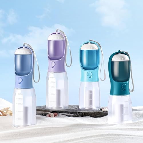 Dog Water Bottle with Food Container, Portable Pet Dog Water Dispenser for Outdoor Walking,Hiking,Travel,Puppy Essentials,Puppy Supplies,Replaceable Waste Bags - Image 2
