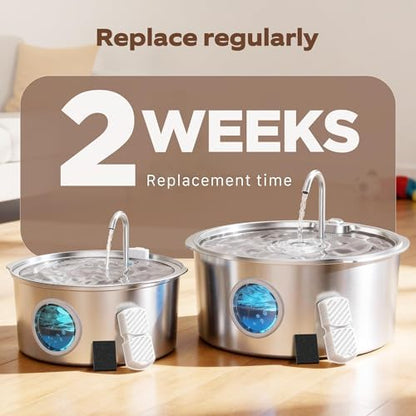 GROOKPET Dog Water Fountain Filters: 12 Dog Fountain Filters - Image 3
