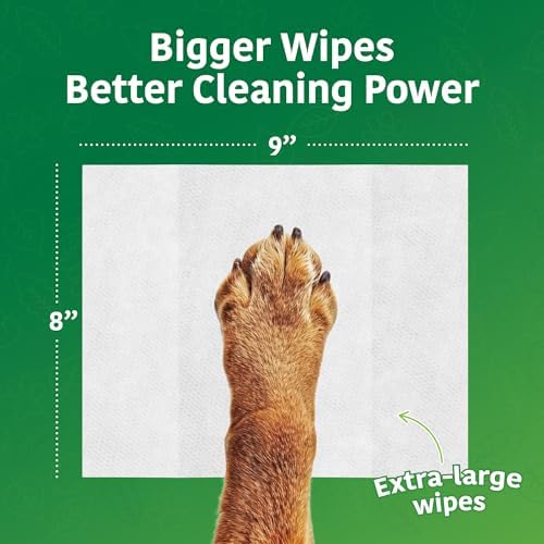 Inspire Naturals Pet Wipes for Dogs and Cats 100% Natural Plant Based with Organic Antioxidants, Dog Wipe Cleaning Deodorizing | Puppy Wipes | Dog Wipes for Paws and Butt(100ct - 2 Pack) - Image 4