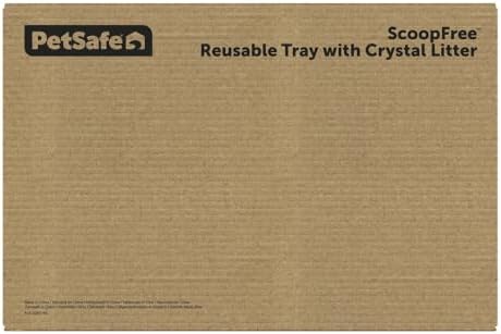 PetSafe Official ScoopFree Complete Reusable Tray - Includes 4.3 lb of Premium Blue Crystal Litter - Compatible with All ScoopFree Complete Automatic Self Cleaning Litter Box Systems - Image 6
