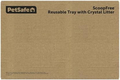 PetSafe Official ScoopFree Complete Reusable Tray - Includes 4.3 lb of Premium Blue Crystal Litter - Compatible with All ScoopFree Complete Automatic Self Cleaning Litter Box Systems - Image 6