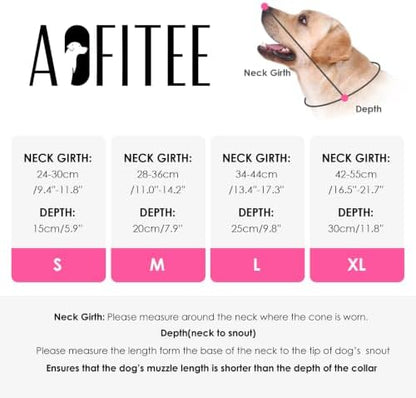 AOFITEE Soft Dog Cone Collar, Adjustable Cone for Dogs to Stop Licking - Image 2