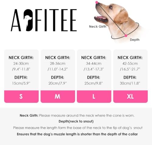 AOFITEE Soft Dog Cone Collar, Adjustable Cone for Dogs to Stop Licking - Image 2