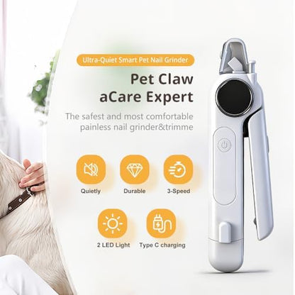 Dog Nail Grinder & Clipper - Rechargeable, Quiet - Image 3