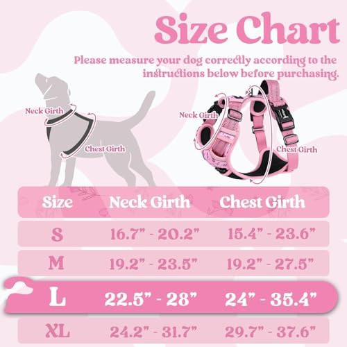 rabbitgoo Dog Harness for Large, Updated Easy On & Off with 3 Buckles - Image 2