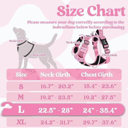 rabbitgoo Dog Harness for Large, Updated Easy On & Off with 3 Buckles - Image 2