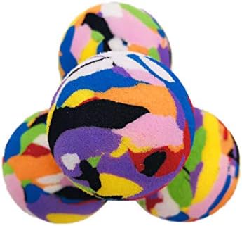 PET SHOW 10pcs Pack Cats Interactive Toys Balls for Indoor Cat 35mm Camouflage Soft EVA Foam Ball for Kitten Chase Playing Toy for Small Dogs Animals Puppies - Image 3