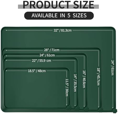Reopet Silicone Pet Feeding Mat - Waterproof & Non-Slip Dog Cat Placemat - Image 2
