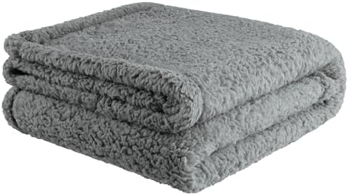 furrybaby Pet Blanket, Soft Warm Sherpa Fleece Bed Blanket for Small Pets by FurrybabyPetSupply