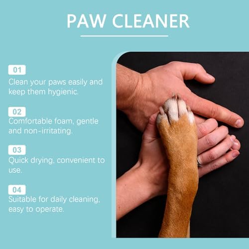Dog Paw Cleaner Foam with Silicone Brush for Dogs & Cats - Image 5
