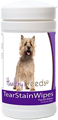 Healthy Breeds Cairn Terrier Tear Stain Wipes 70 Count by HealthyBreeds