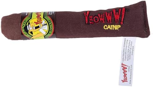 Yeowww! Catnip Cigar Cat Toy - 7 in Catnip Toy for cats, 100% Stuffed with Premium Organically Grown Catnip, Made in USA - Image 2